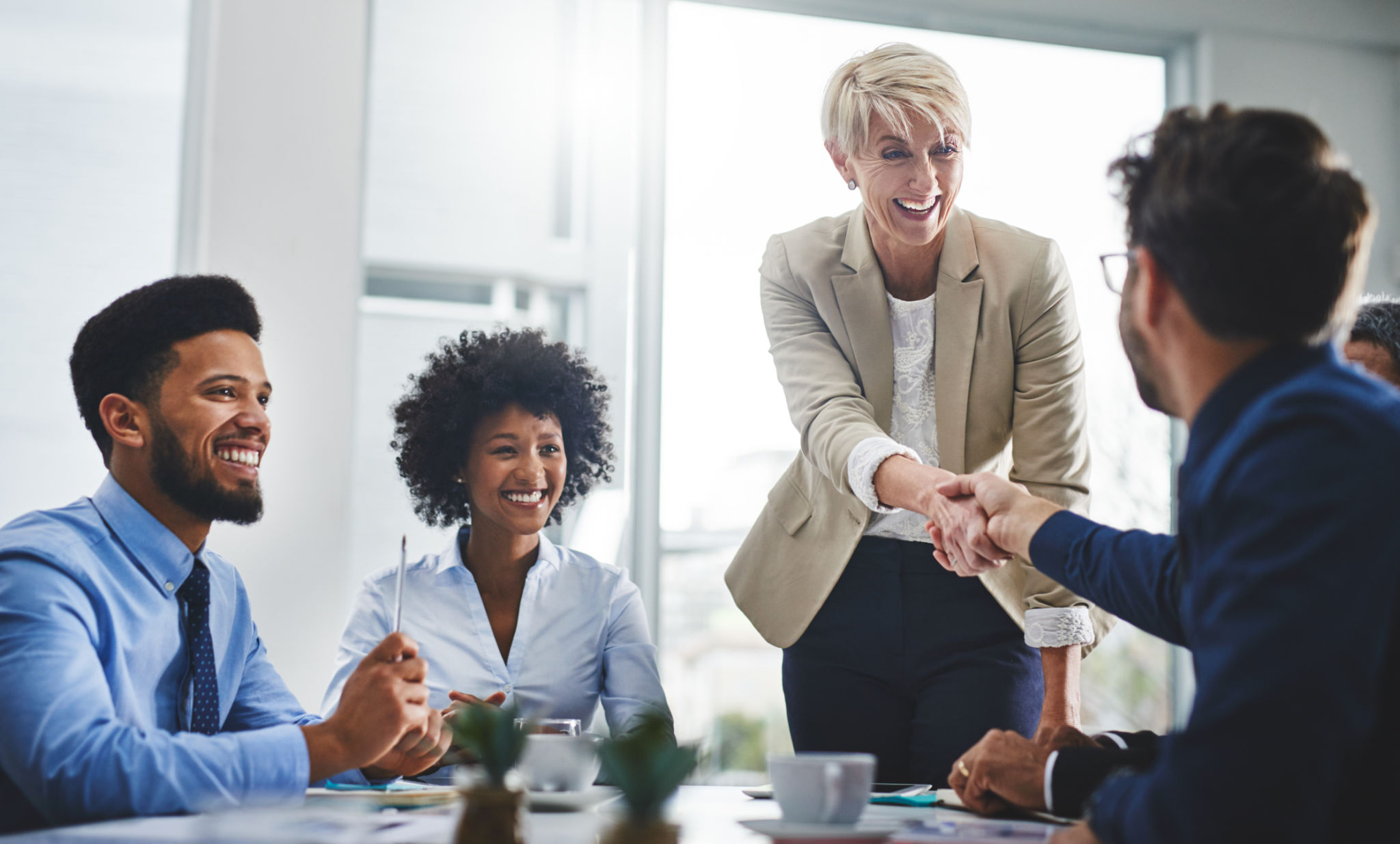 business handshake